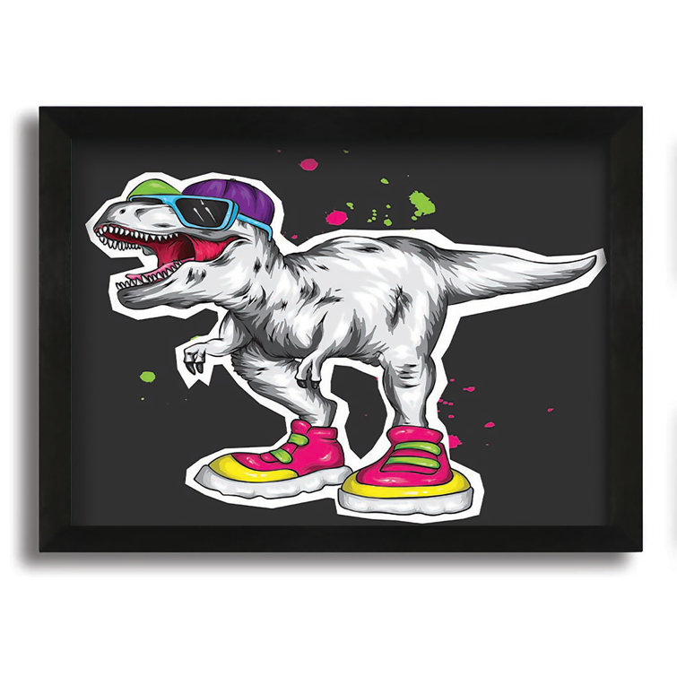 Maturi Cut out TRex Picture Frame Graphic Art on Canvas Wayfair.co.uk